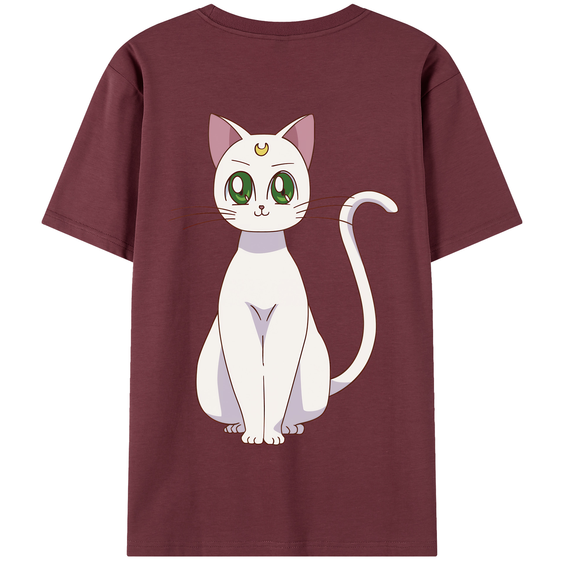 （画像用） 美少女戦士セーラームーン Sailor Moon 綿100％半袖Tシャツ（背面プリント）